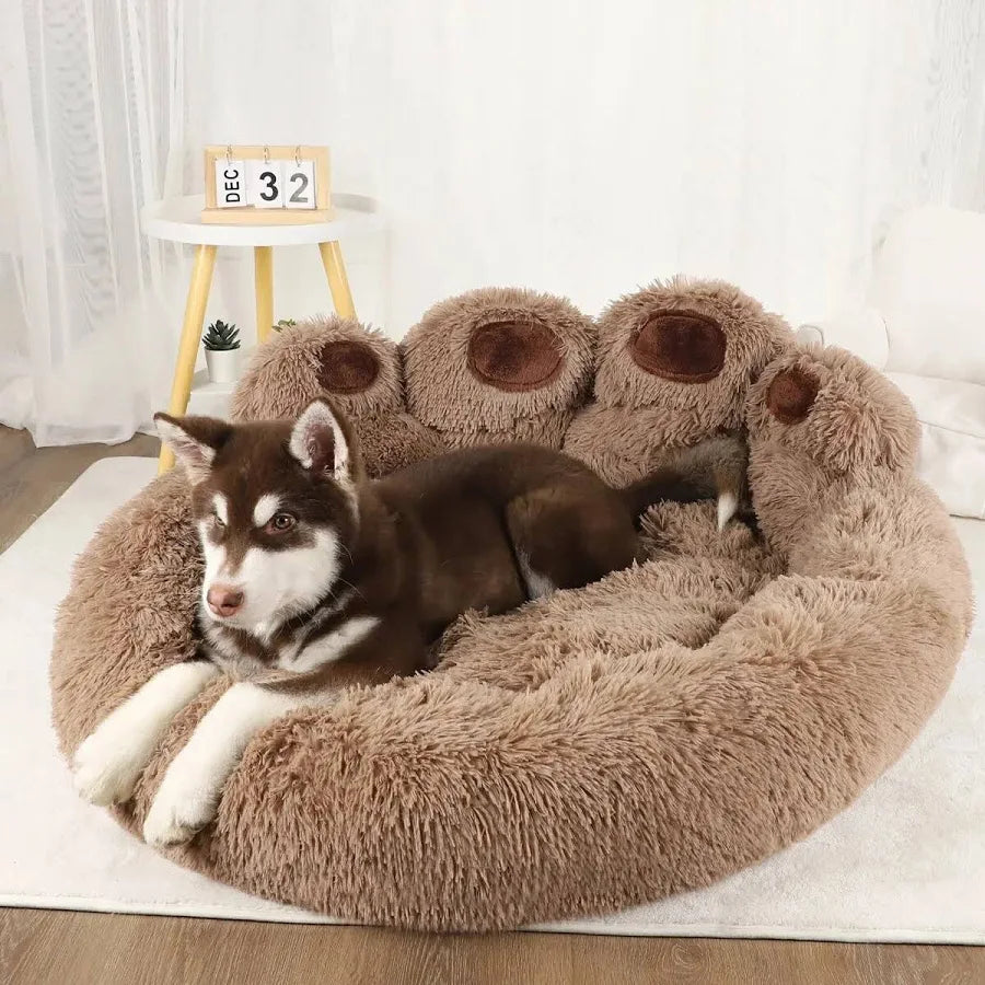 Blufi™ Bear Paw Shaped Dog Bed