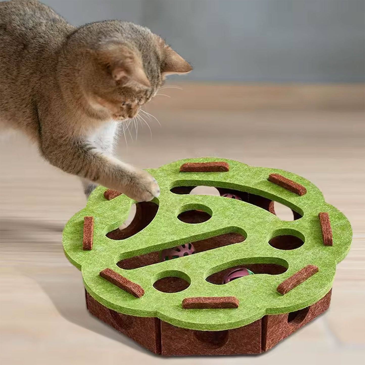 Interactive Cat Puzzle Toy