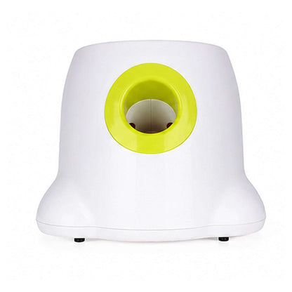 Blufi Automatic Ball Launcher for dogs, a pet accessory with a sleek design for interactive play and exercise.
