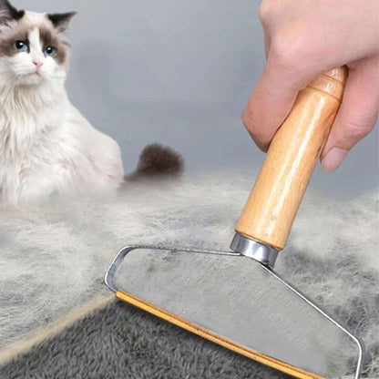 Pet Hair Remover for Dog and Cat Blufi pet hair remover in use, effectively removing pet hair from furniture and clothing, pet accessories for easy cleaning.