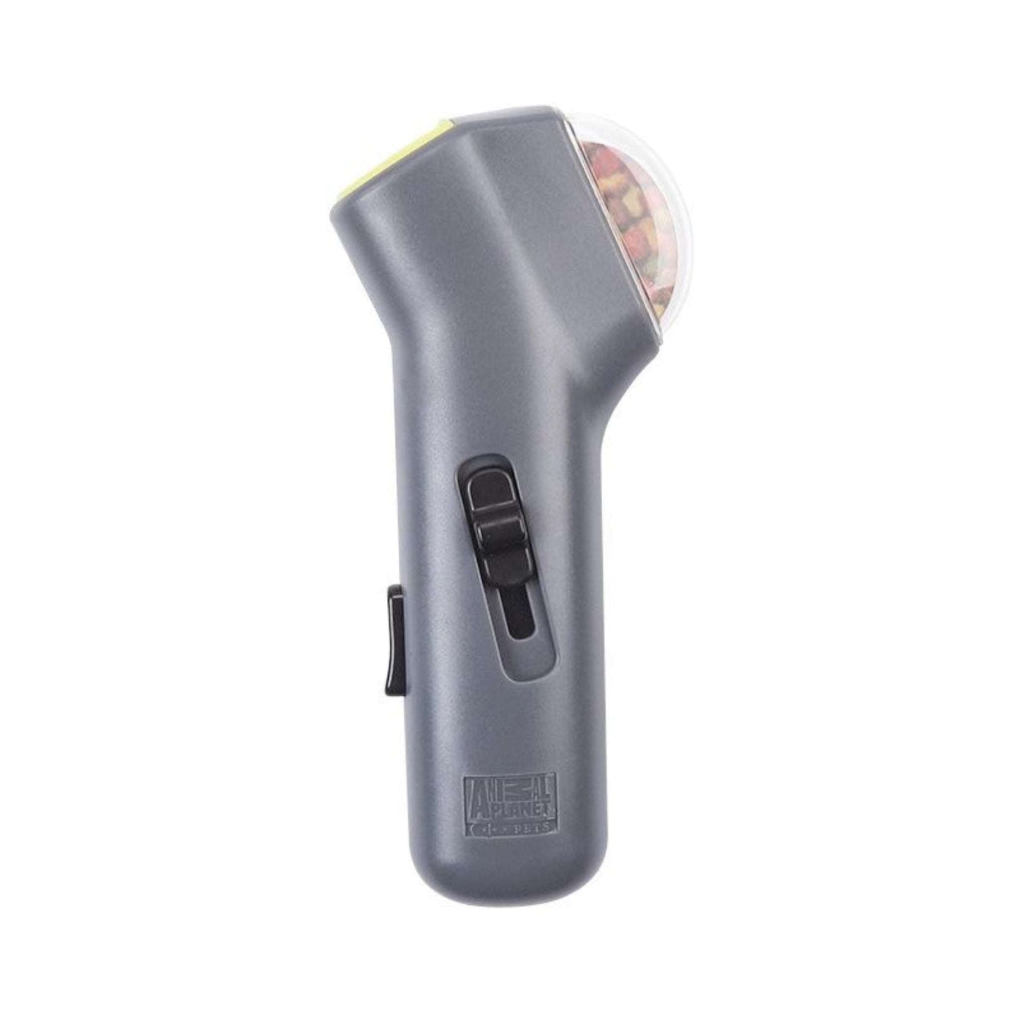 Blufi pet treat launcher from pet accessories collection, showing a handheld device for tossing treats to pets.